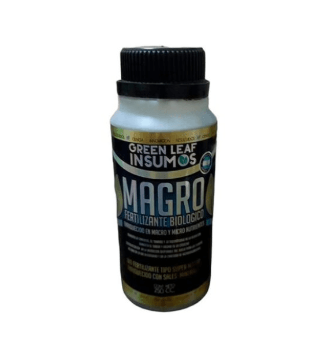 GREEN LEAF FERTILIZANTE CORRECTOR DE CARENCIAS BIOLOGICO MAGRO (250 CM3)