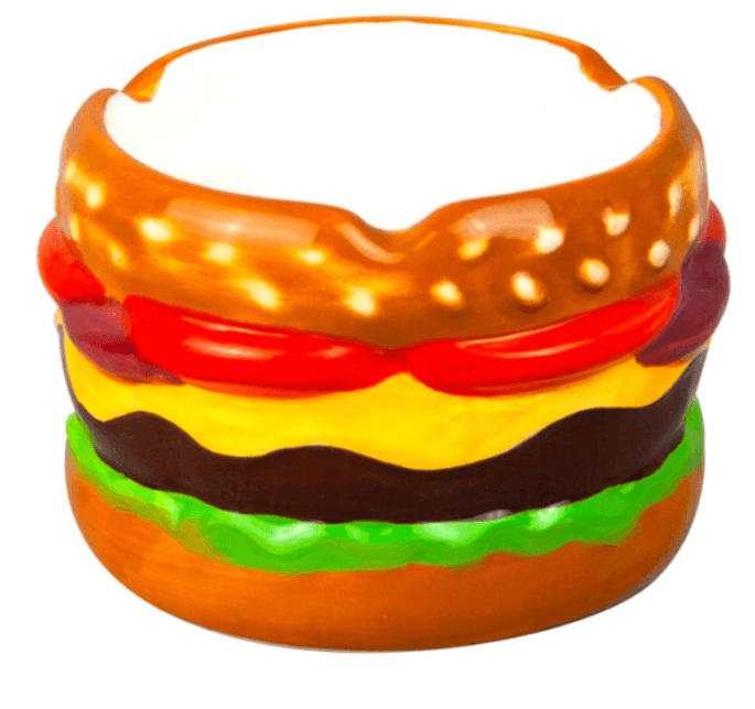 Cenicero de Cerámica Cheeseburger Ashtray